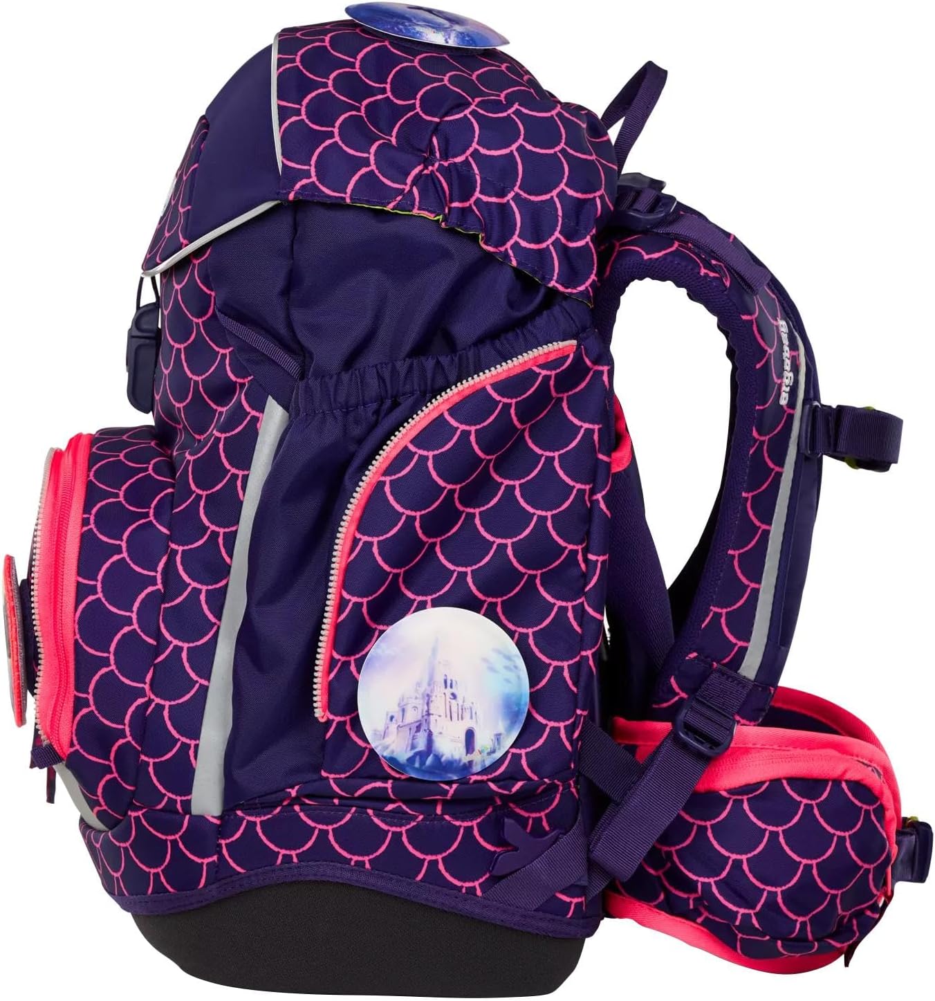 Ergobag PACK SET zaino portapenne Ergonomico Personalizzabile Eco Resistente Acqua Sporco Verde Bambino PEARL