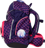 Ergobag PACK SET zaino portapenne Ergonomico Personalizzabile Eco Resistente Acqua Sporco Verde Bambino PEARL