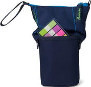 Satch Pensil slider portapenne astuccio eco riciclato 17x19x7 cm Blue Tech