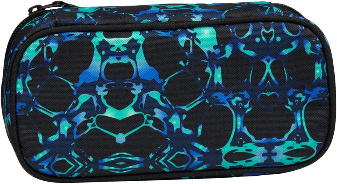Satch Portapenne Astuccio Scolastico 22x6x11 Cm pensilcase Caleido Blue