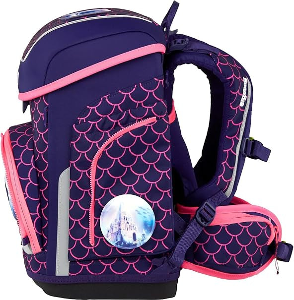 Ergobag CUBO SET zaino sacca portapenne Ergonomico Eco Resistente PEARL