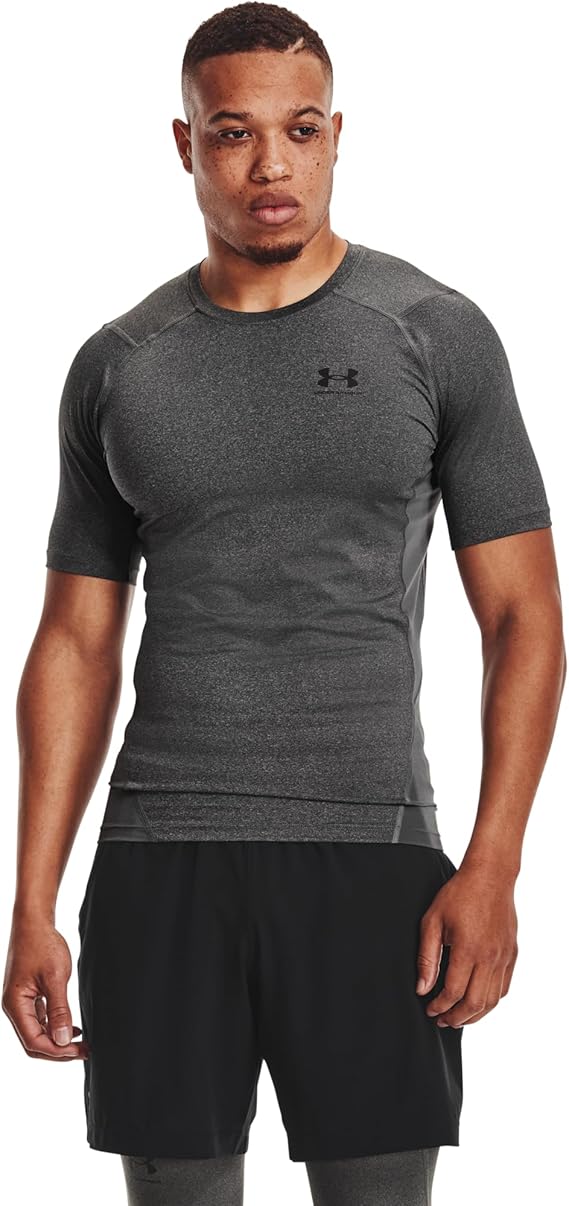 Under Armour maglia t-shirt compressione allenamento corsa uomo men grigio