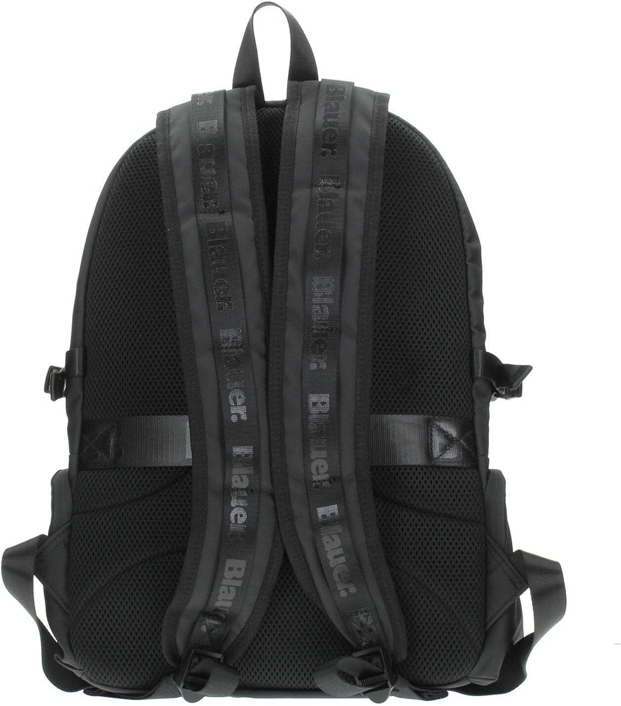 Blauer Zaino Worce 03 Linea SPL Realizzato in Nylon Cerato Impermeabile Nero Unisex