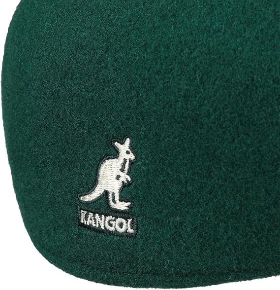 Kangol Cappello Coppola 504 Iconico in Lana Verde Smeraldo Unisex