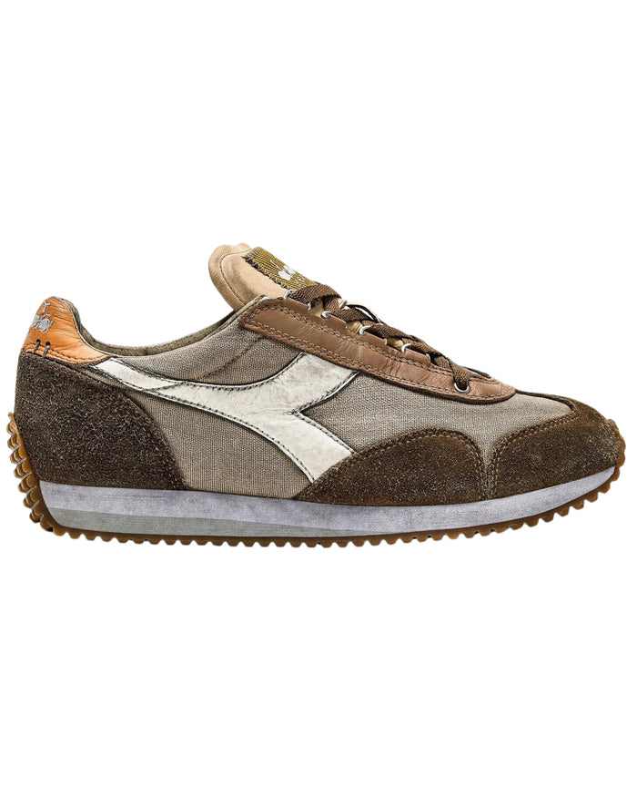 Diadora Heritage Sneakers Equipe H Dirty Stone Wash Evo Pelle Bovina Beige 1