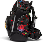 Ergobag Set prime zaino portapenne Ergonomico Personalizzabile Eco Resistente Acqua Sporco Nero Bambino TaekBeardo