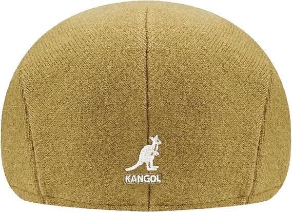 Kangol Cappello Coppola 507 Iconico in Misto Lana Marrone Cammello Unisex