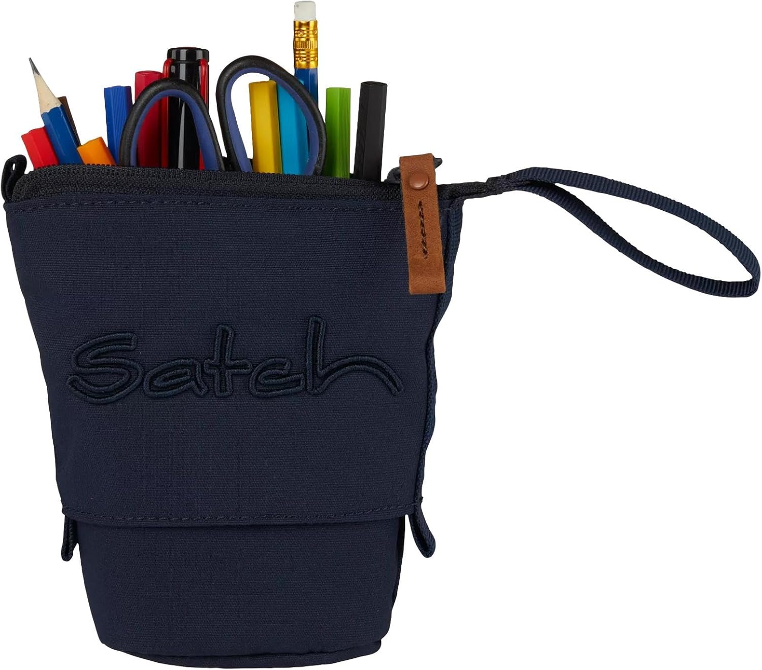 Satch Pensil slider portapenne astuccio eco riciclato 17x19x7 cm Nordic Blue