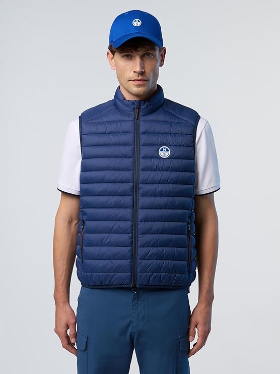 North Sails smanicato vest giubbino piumino leggero gilet zephyr antivento acqua product_sku:603423-0787