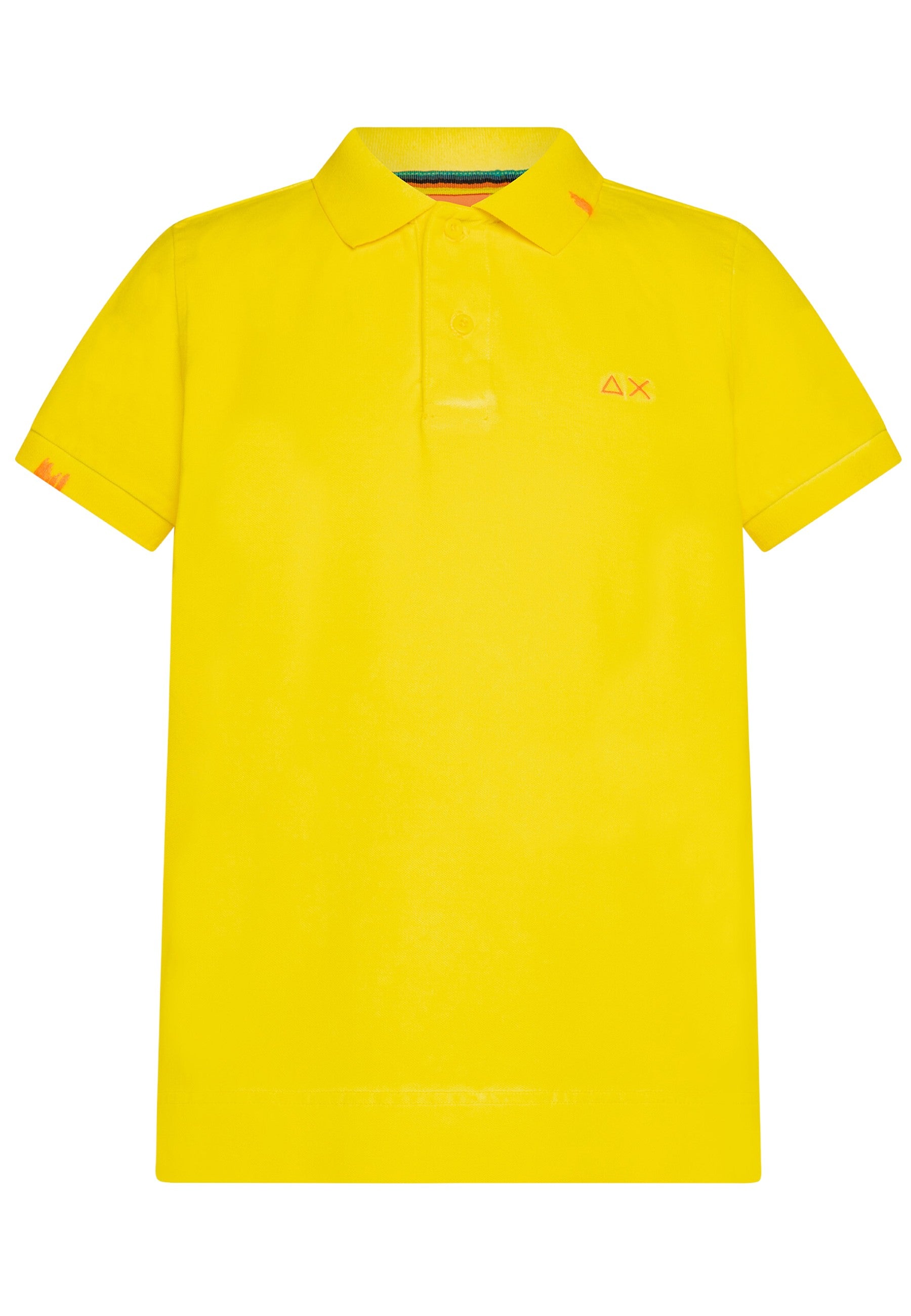 Sun68 Polo Special Dyed EL Cotton Yellow