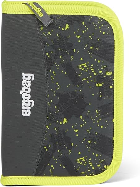 ergobag Lyra Set di 22 astucci matite colorate scomparto orario scomparto cambio righello harvest