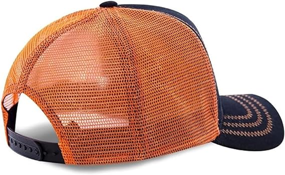 Capslab Cappellino con Visiera Collezione Dragon Ball Misto Cotone Arancio Nero Unisex