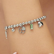 Brosway Bracciale Donna in Acciaio e Cristalli Simbolo Cornetto elefante quadrifoglio Chakra - BHKB114