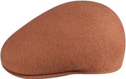 Kangol Cappello Coppola 504 Iconico in Lana Marroncino Mogano Unisex