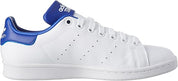 Adidas Scarpe Sneaker Stan Smith in Pelle Bianco Blu Lucido Uomo