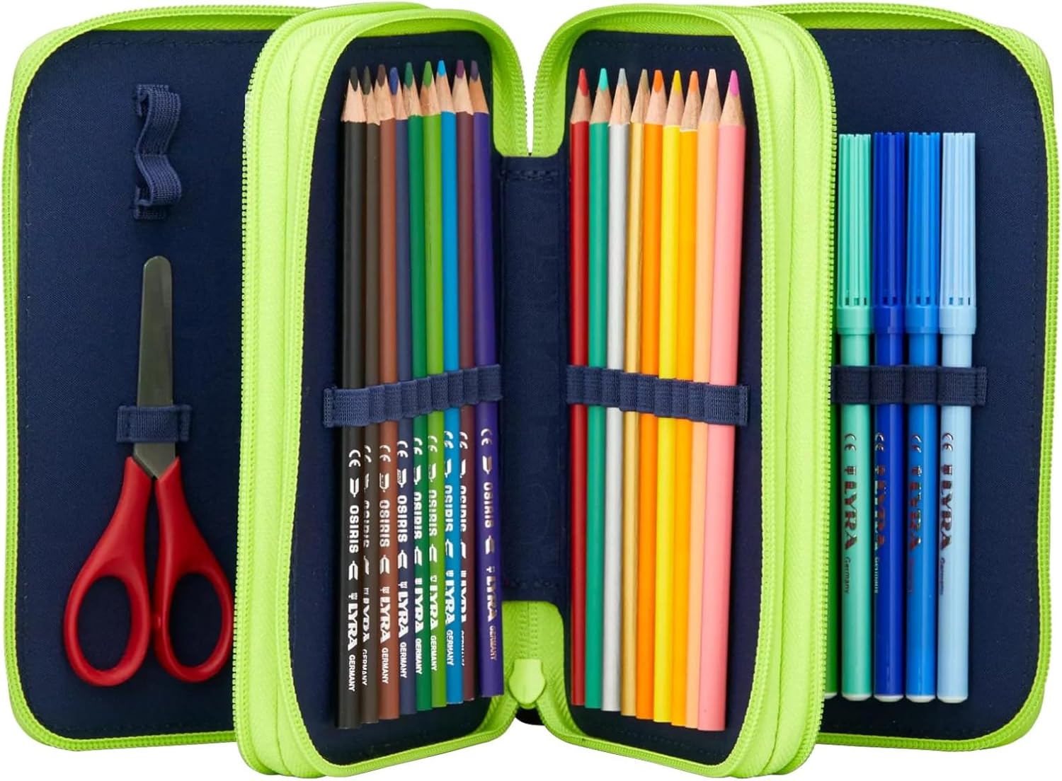 Ergobag Astuccio maxi set da 40 pezzi matite pennarelli Lyra - Race