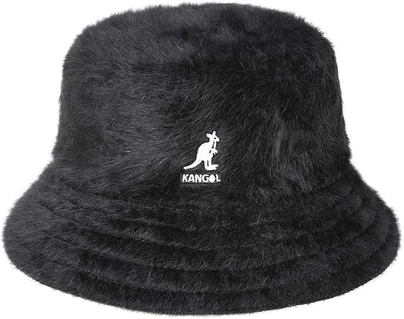 Kangol Cappello Pescatore Furgora Bucket Misto Angora Acrilico Nero Unisex