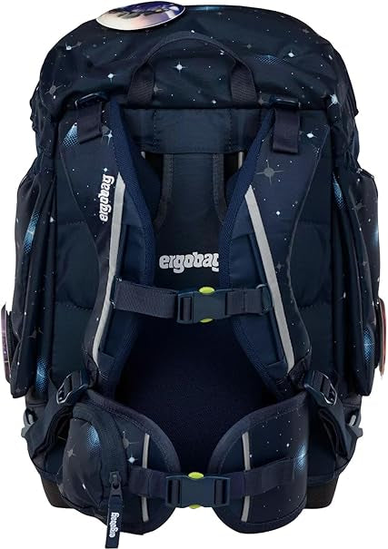 Ergobag PACK SET zaino portapenne Ergonomico Personalizzabile Eco Resistente Acqua Sporco Verde Bambino Atmosbear