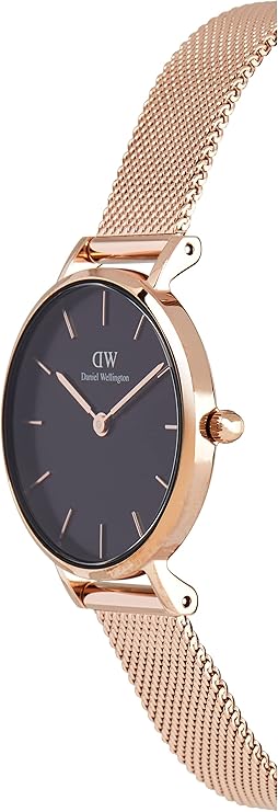 Daniel Wellington orologio 36mm inox 316L oro black melrose pelle DW00100303