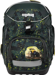 Ergobag PACK SET zaino portapenne Ergonomico Eco Resistente Acqua Sporco Harvest