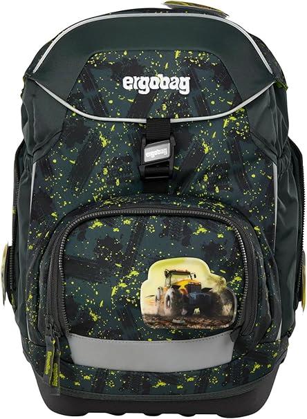 Ergobag PACK SET zaino portapenne Ergonomico Eco Resistente Acqua Sporco Harvest