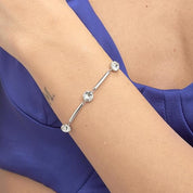 Brosway Bracciale Donna Rigido in Acciaio e Cristalli | Collezione Affinity - BFF162