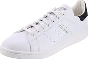 Adidas Sneakers Stan Smith Pure Tomaia in Pelle Bianco Nero Uomo