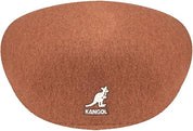 Kangol Cappello Coppola 504 Iconico in Lana Marroncino Mogano Unisex
