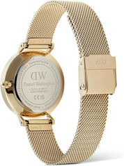 Daniel Wellington orologio Petite Lune 32mm evergold bianco donna DW00100771