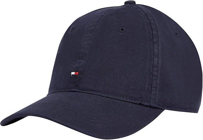 Tommy Jeans Cappello Sport Cotone Blu TH FLAG SOFT 6 PANEL CAP