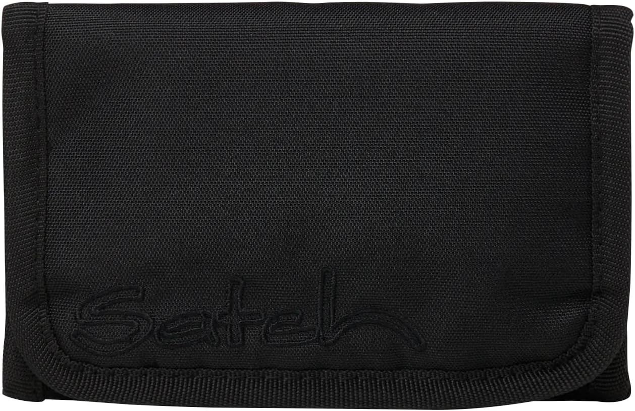 Satch Portafoglio 13x9x2 Cm Poliestere Riciclato Unisex Nordic Black