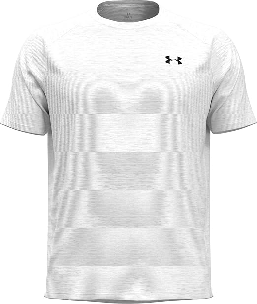 Under Armour Maglietta Allenamento Uomo UA Tech Textured T-shirt Poliestere Bianco