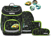 Ergobag CUBO SET zaino sacca portapenne Ergonomico Eco Resistente Racebear