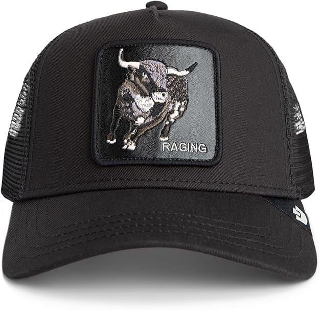 Goorin Bros. Cappello Trucker The Farm Classic Toro 'The Rager' Nero Unisex