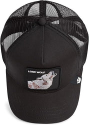 Goorin Bros. Cappello Trucker The Farm Classic Lupo 'The Lone Wolf' Nero Unisex
