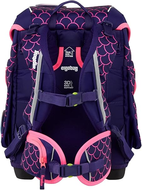 Ergobag CUBO SET zaino sacca portapenne Ergonomico Eco Resistente PEARL