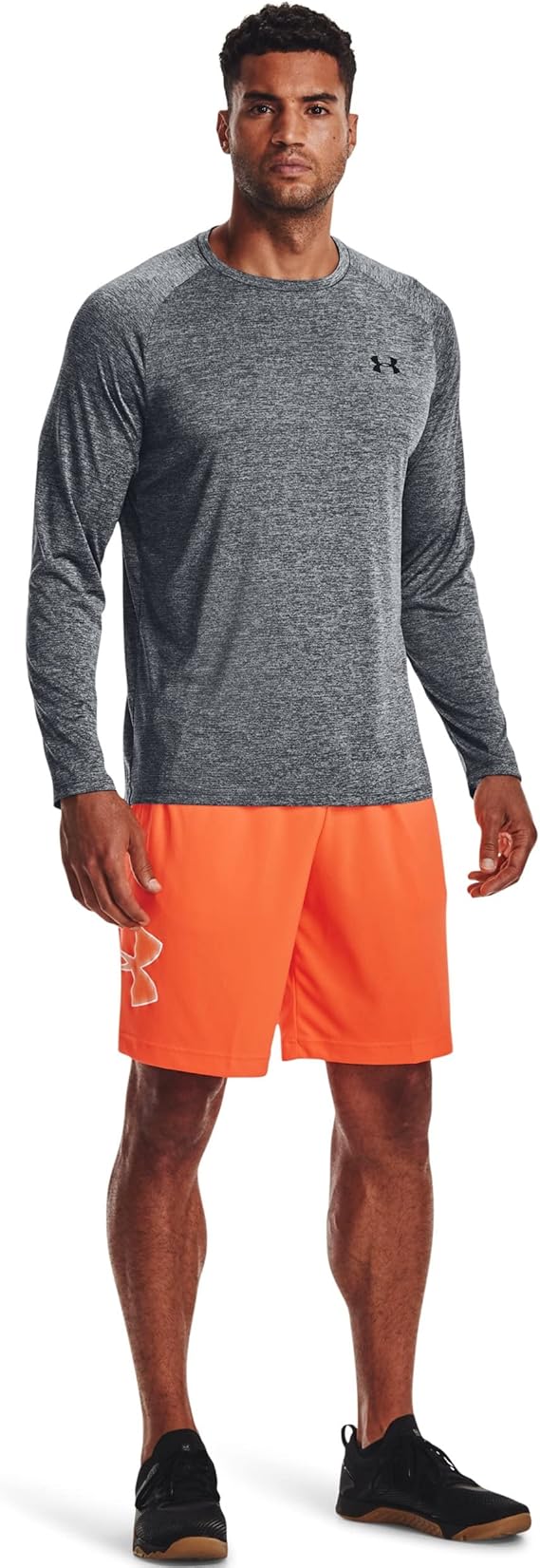 Under Armour UA Tech 2.0 maglietta antisudore leggera a maniche lunghe allenamento men grigio