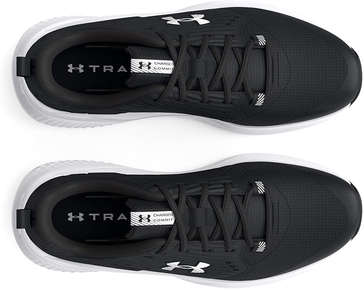 Under Armour scarpe sneakers corsa allenamento UA CHARGED COMMIT TR 4 nero bianco