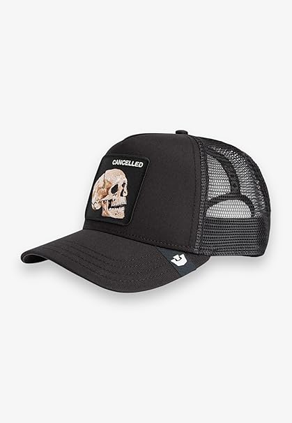 Goorin Bros. Cappello Trucker The Farm Classic Teschio 'Cancelled' Nero Unisex