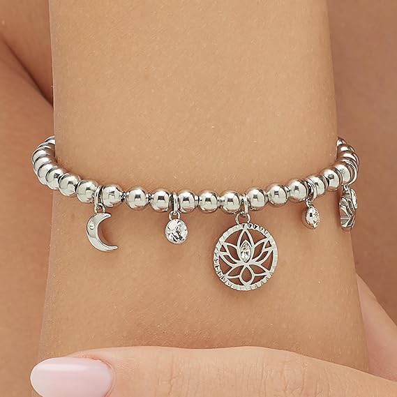 Brosway Bracciale Donna in Acciaio e Cristalli con Simbolo Luna Collezione Chakra - BHKB115