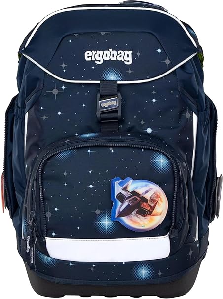 Ergobag PACK SET zaino portapenne Ergonomico Personalizzabile Eco Resistente Acqua Sporco Verde Bambino Atmosbear