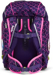 Ergobag Set prime zaino portapenne Ergonomico Personalizzabile Eco Resistente Acqua Sporco Viola Bambino PearlBear