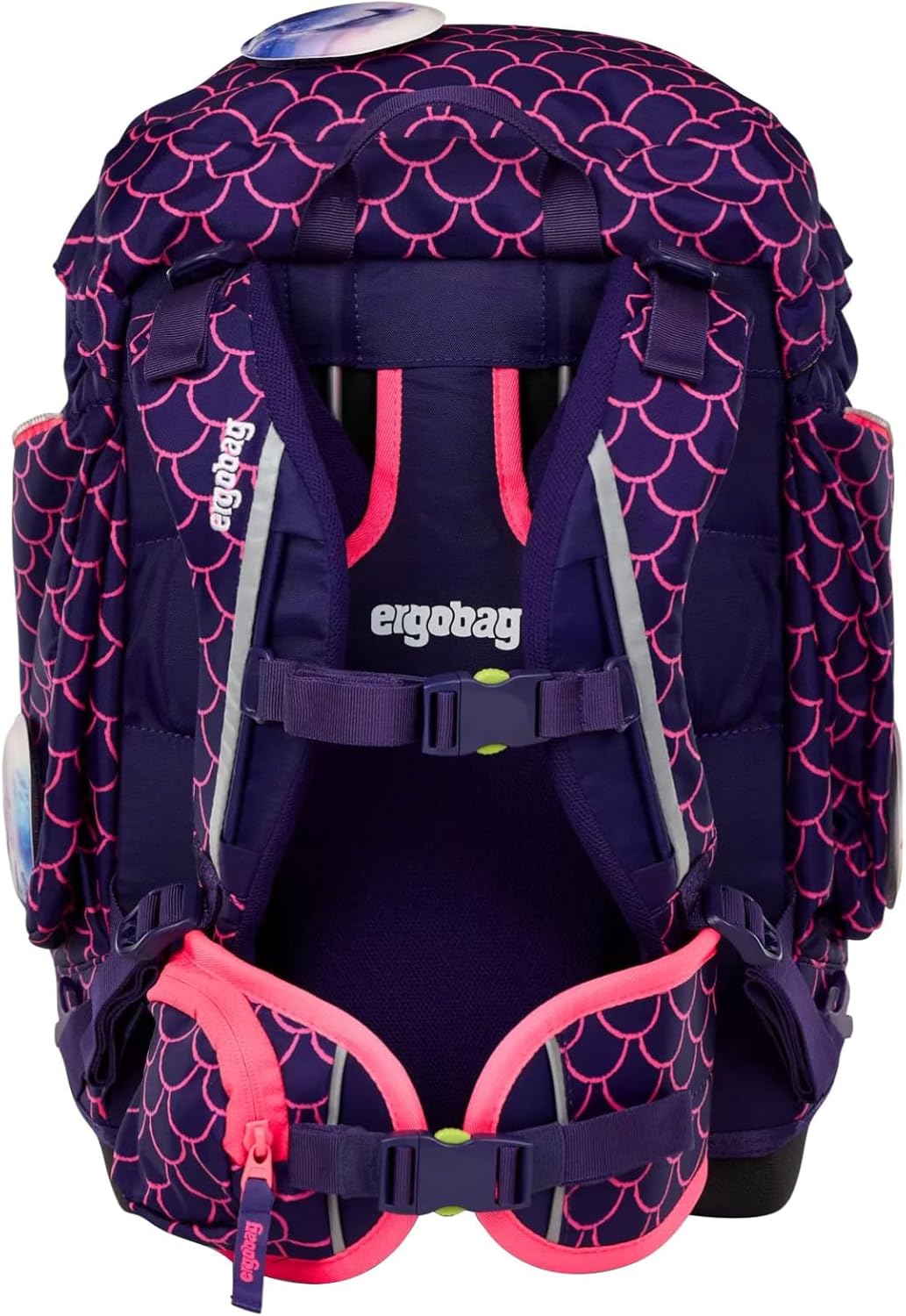 Ergobag PACK SET zaino portapenne Ergonomico Personalizzabile Eco Resistente Acqua Sporco Verde Bambino PEARL