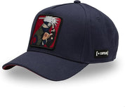 Capslab Cappellino con Visiera Collezione Naruto in Cotone Blu Rosso Unisex