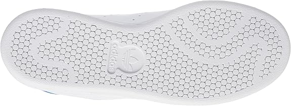 Adidas Scarpe Sneaker Stan Smith in Pelle Bianco Blu Lucido Uomo
