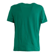 Versace T-Shirt Girocollo Crew Neck Cotone Verde