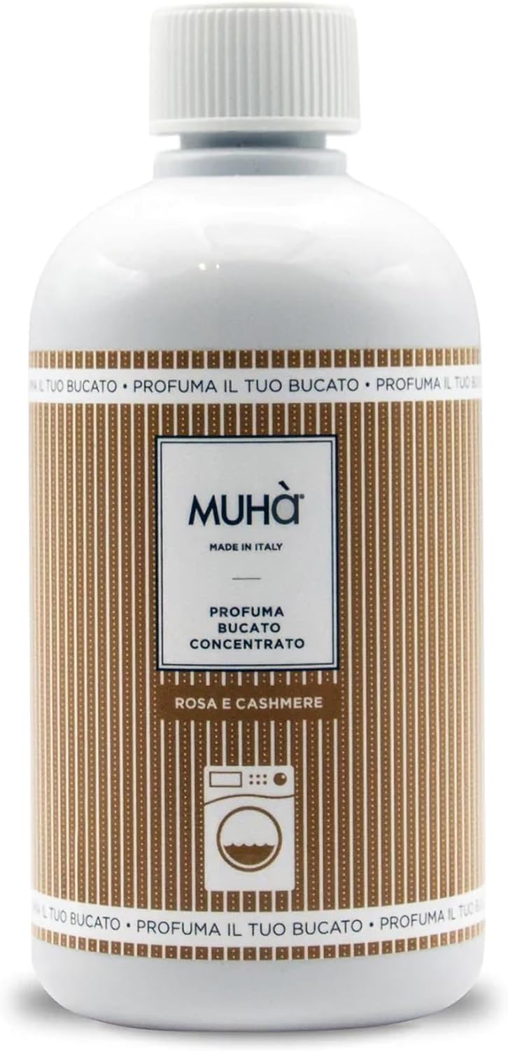 Muhà Essenza Concentrata Persistente Profuma Bucato Rosa Cashmere 400 Ml