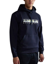 Napapijri Hoodie Telemark Cotone Blu