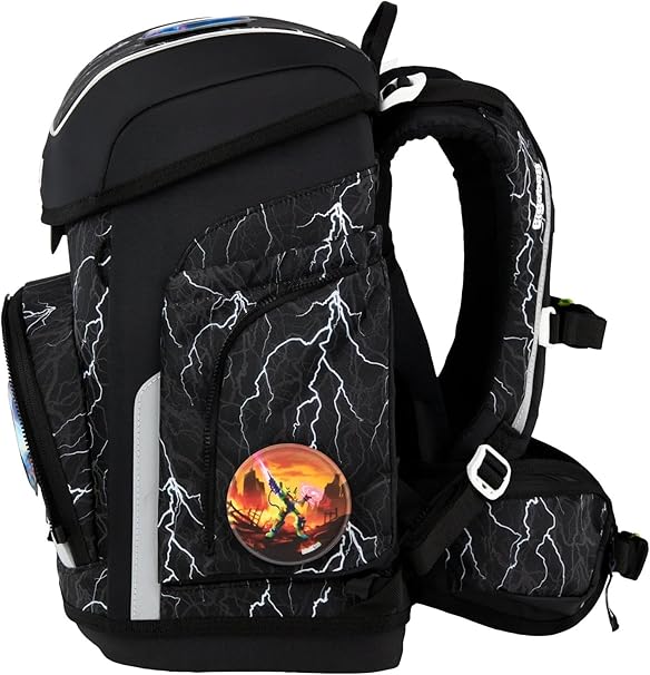 Ergobag CUBO SET zaino sacca portapenne Ergonomico Eco Resistente REFLECTBEAR