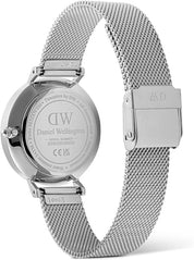 Daniel Wellington orologio Petite Lune 32mm silver bianco donna DW00100772